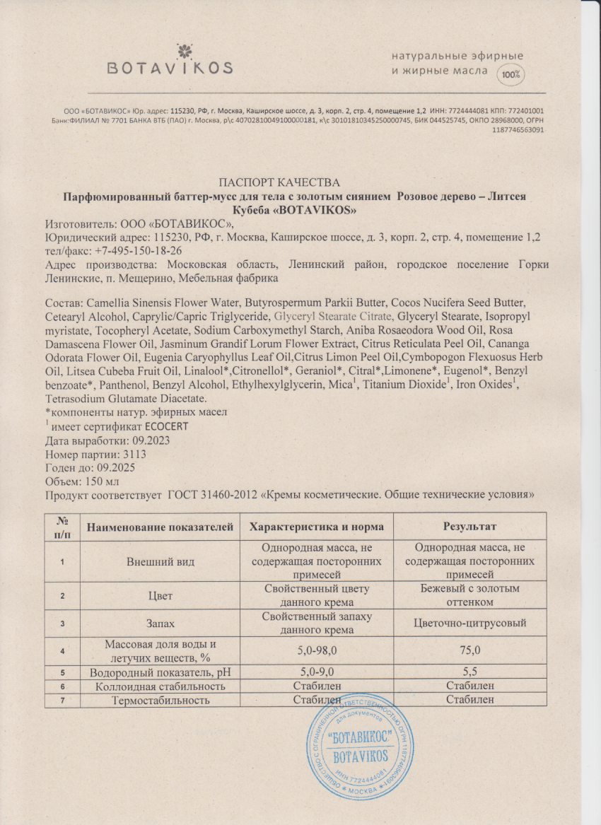 Паспорт №092023